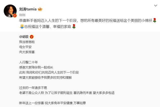 胡歌几岁结婚（40岁胡歌自曝结婚生女）(5)