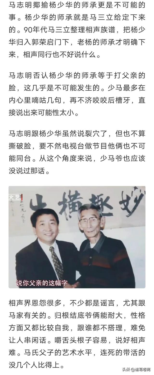 杨议是杨少华收养的吗（杨议拜师马志明为何遭拒）(5)
