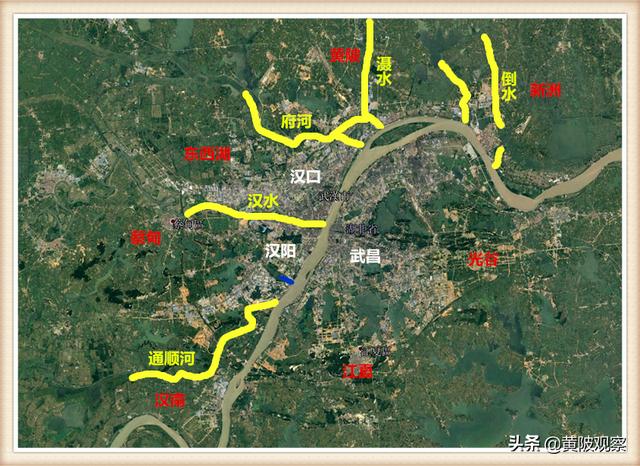 今年武汉防汛形势（武汉5个新城区分属江北和江南）(1)