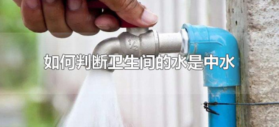 ​如何判断卫生间的水是中水（怎么判断家里的水是自来水还是中水）