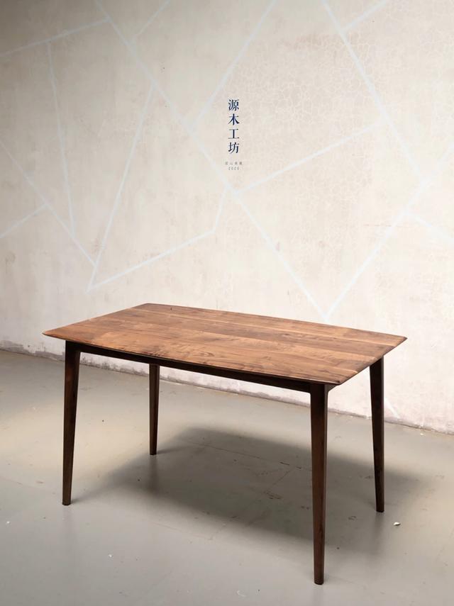 极简轻奢黑胡桃木实木家具（共生形态越朴素越高级极简黑胡桃木定制家具）(27)