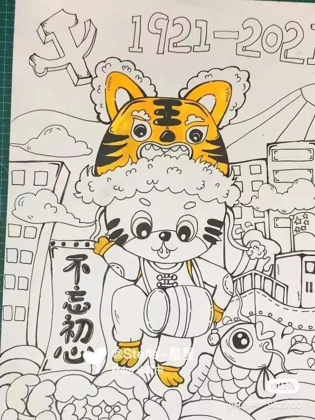 简单而又漂亮的元旦画（60张童趣十足的元旦）(29)