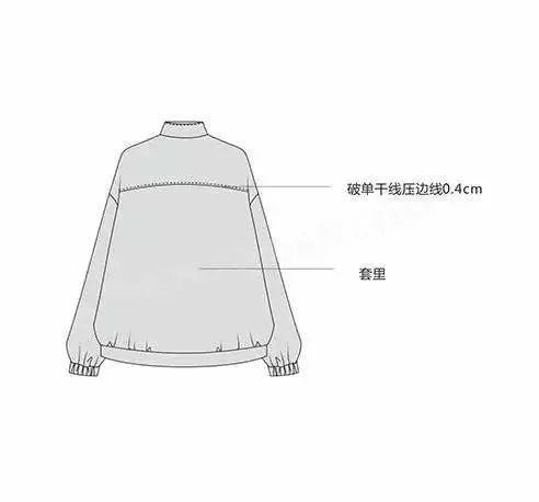 服装平面款式图画法（款式设计服装款式图正背面）(19)