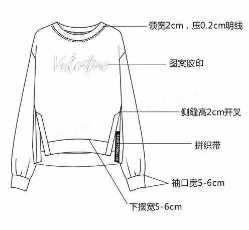 服装平面款式图画法（款式设计服装款式图正背面）(28)