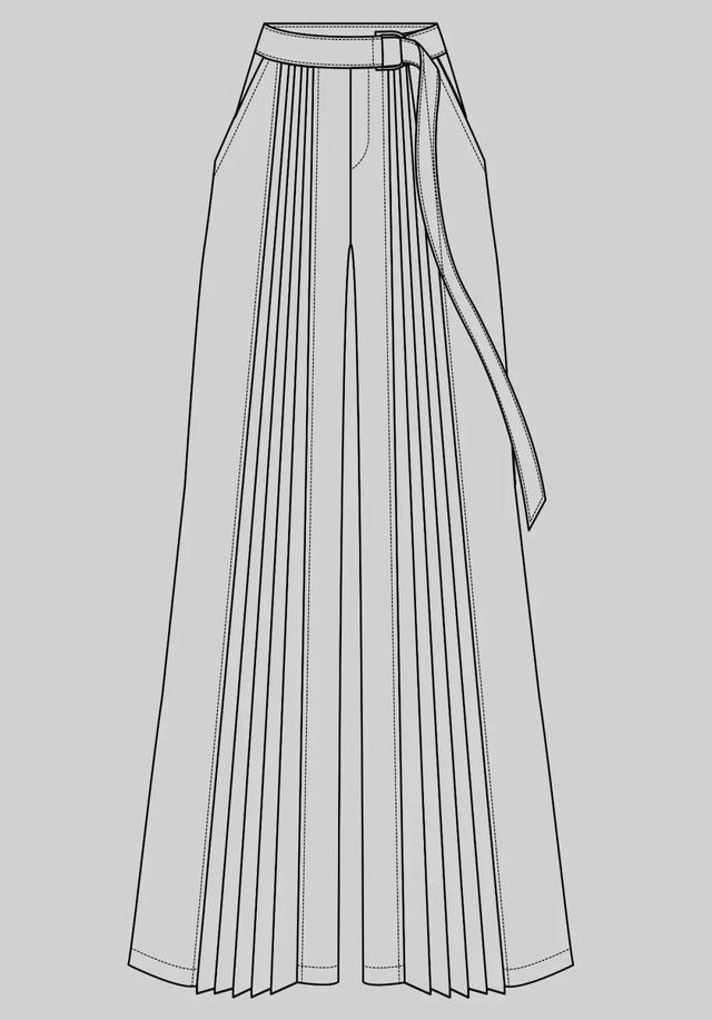 服装平面款式图画法（款式设计服装款式图正背面）(59)