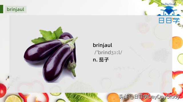 冬瓜用英语表示（有5个单词表示茄子）(4)