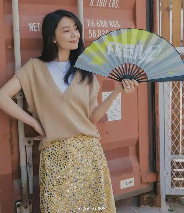 高圆圆疑似二胎大肚照曝光（这神仙颜值生的宝宝超令人期待）(7)