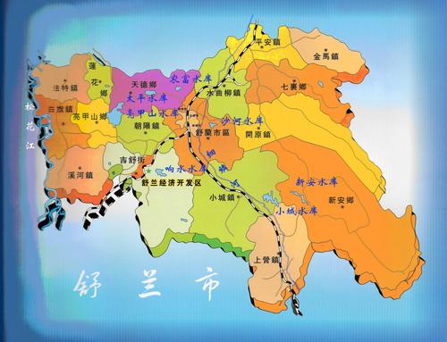 吉林舒兰地理位置介绍（吉林舒兰市地理概况）(1)