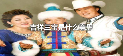 ​吉祥三宝是什么意思（吉祥三宝表示什么意思）