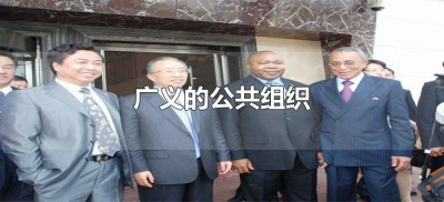 ​广义的公共组织（广义的公共组织名词解释）