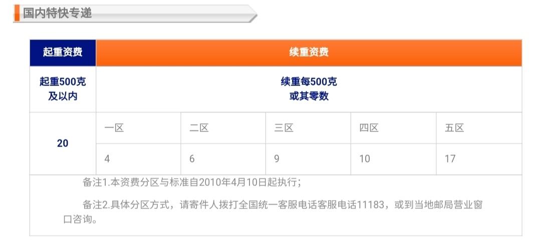 邮政物流收费标准价格表（2023全国物流运费价格表查询）