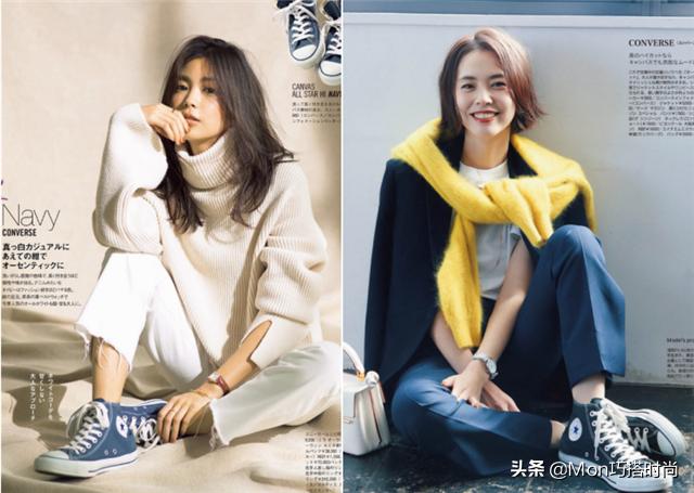 匡威高帮帆布鞋冬天搭配女装（初春来一双匡威靴）(1)