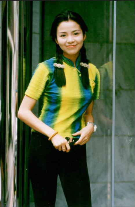 朱迅三度患癌素颜近照（美女主持朱迅17岁患血管瘤）(18)