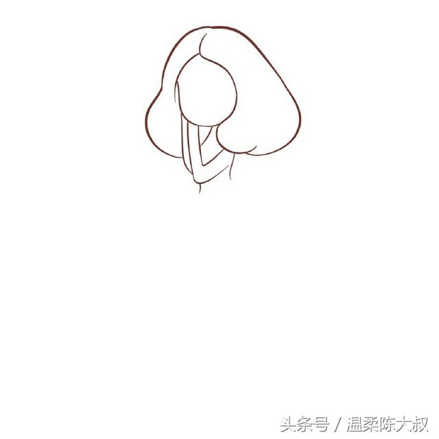 美人鱼怎么画简笔画又漂亮又可爱（一步一步教你画美人鱼）(3)