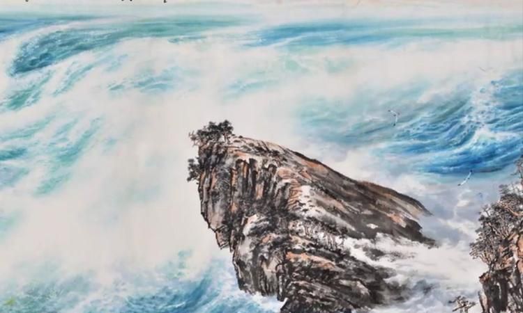 前四行诗句描写沧海景色有动有静如秋风萧瑟洪波涌起水何澹澹山岛竦峙写的是动静树木丛生百草丰茂写的是静静