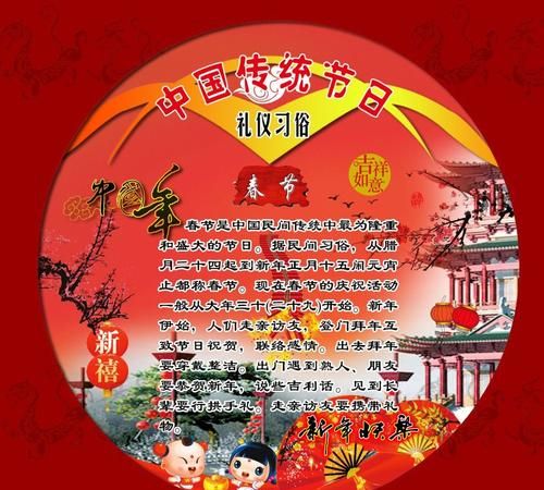 六大传统节日的习俗