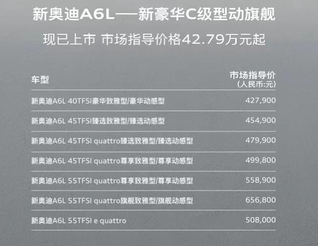 全新奥迪a6l外观大方有面（提供两种前脸设计）(1)