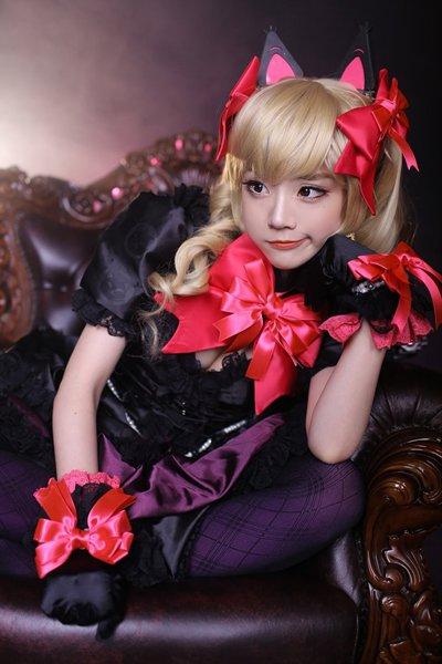 黑蜘蛛合集cos（超可爱的黑猫D.va）(9)