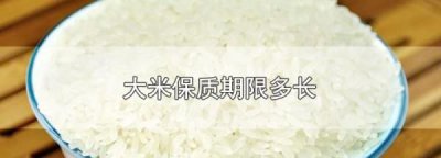 ​大米保质期限多长,真空大米保质期限多长