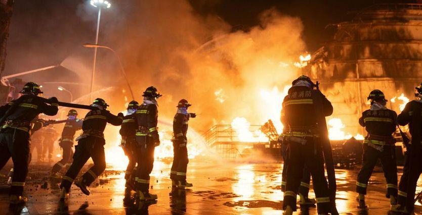 烈火英雄还原哪个事件 ：大连新港“7·16”石油管线爆炸