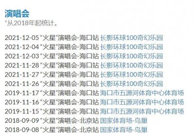 ​开创国内个人演唱会新模式，华晨宇18年鸟巢，21年游乐园六天狂欢