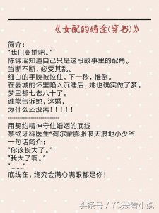 ​5本女主淡然聪慧的现代文，不需要任何姿态，便成为他的惊鸿一梦
