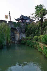 ​苏州美丽的盘门景区