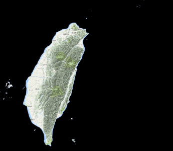 ​台湾省9市高清晰度地形图