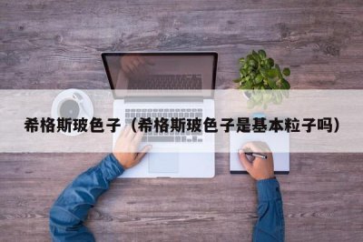 ​希格斯玻色子（希格斯玻色子是基本粒子吗）