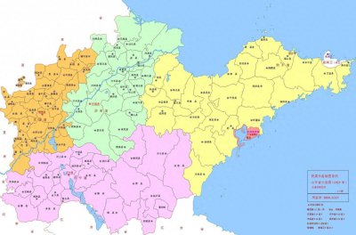 ​山东省行政区划介绍