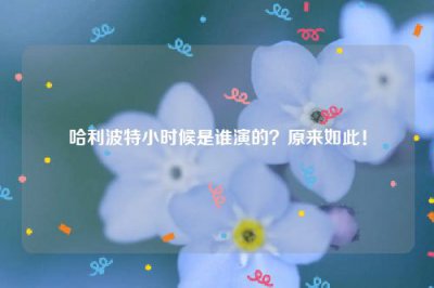 ​哈利波特小时候是谁演的？原来如此！