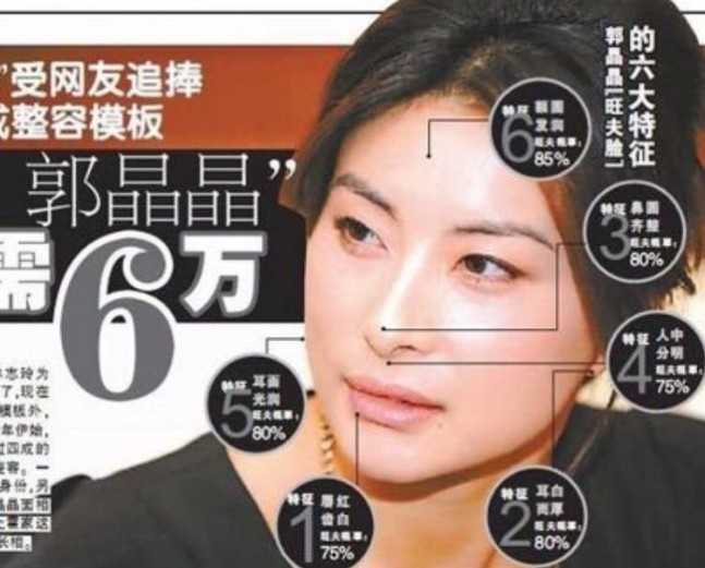 郭晶晶面相百年难遇  香港现在很多人都仿照郭晶晶整容