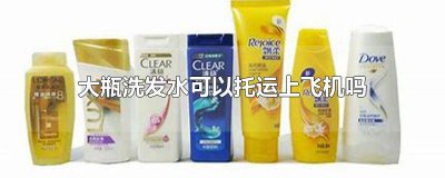 ​飞机托运可以带几瓶洗发水 洗发水坐飞机能托运吗