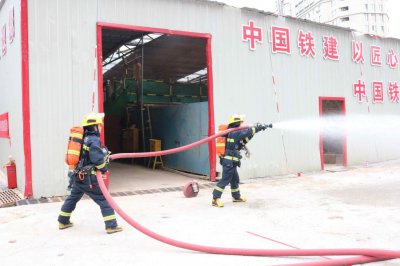 ​广州科技图书馆项目举行消防演习，项目预计2026年全面完工