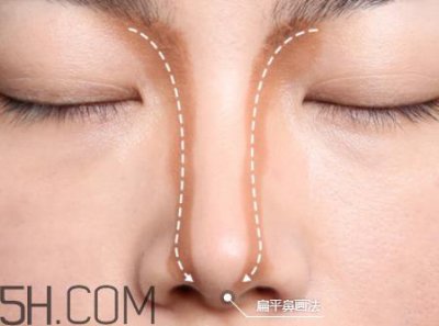 ​鼻影怎么打 不同鼻型鼻影的画法