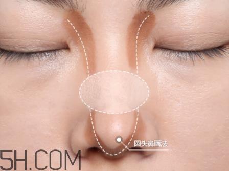 鼻影怎么打 不同鼻型鼻影的画法
