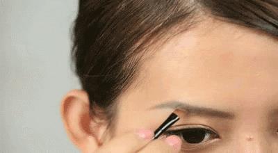 修眉毛的步骤图片女生 0失败的教程