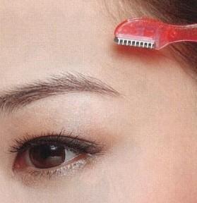 修眉毛的步骤图片女生 0失败的教程