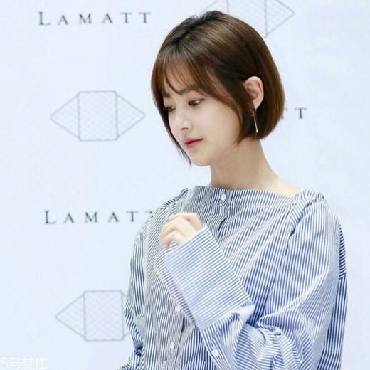 短发有刘海好看还是没有刘海好 能修饰脸型更显小脸