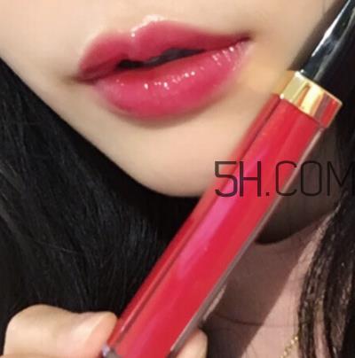 香奈儿水晶糖光透唇釉试色_香奈儿富家女754试色