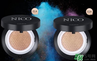 ​nico妮蔻气垫bb色号试色 nico气垫bb霜使用方法