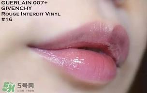 娇兰小黑裙口红007试色 娇兰小黑裙唇膏007试色图