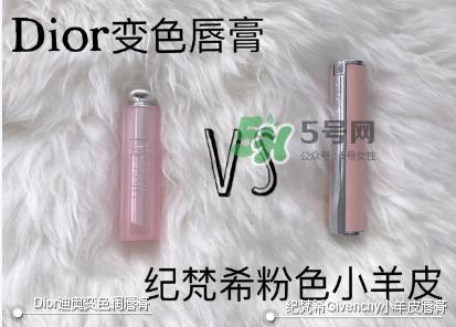 纪梵希变色唇膏和迪奥变色唇膏哪个好_怎么选？