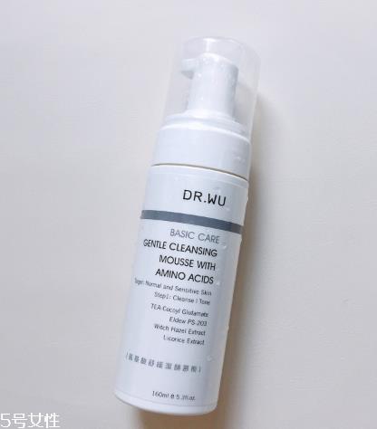dr.wu氨基酸舒缓洁面慕斯怎么用 dr.wu洁面慕斯使用方法
