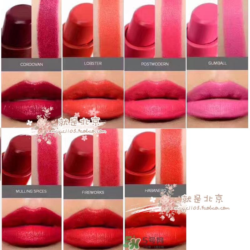 mac油画棒唇膏色号 mac油画棒唇膏试色