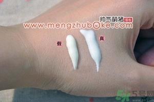 曼秀雷敦防晒霜真假辨别图 新碧水感防晒乳真伪鉴别对比