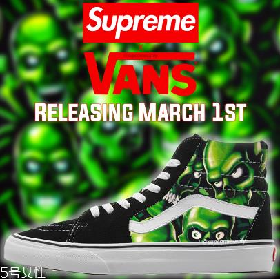 supreme与vans2018春夏联名鞋款发售时间_多少钱