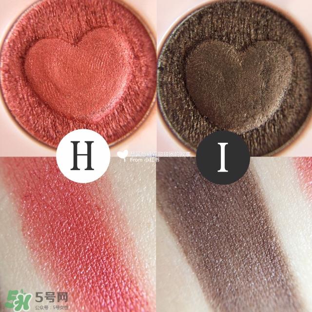 hold live人鱼姬眼影盘色号_试色图大全
