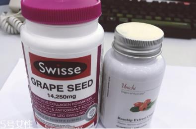 unichi玫瑰果和葡萄籽能一起服用吗 搭配功效翻倍