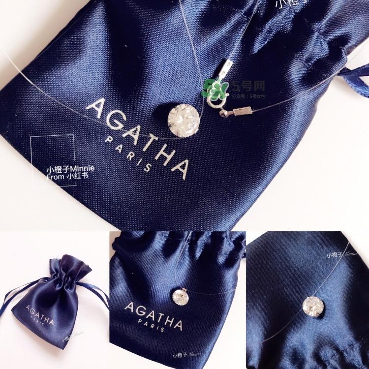 agatha鱼线项链真假怎么辨别_agatha鱼线锁骨链真假对比